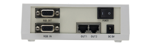 アナログRGB信号延長器『LES-200A』（Aユニット）背面